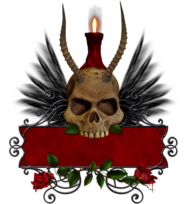 Horned Skull Png 2 By Collect And Creat - Tattoo Artist - Free Transparent PNG Clipart Images Download. - Tattoo Transparent PNG Free Download