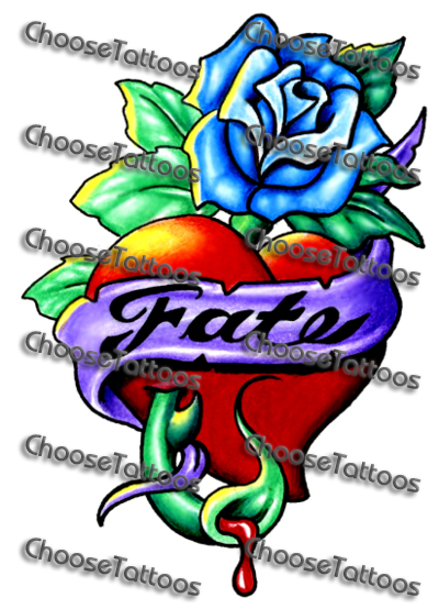 Purple Banner Ribbon Heart - Tattoo Designs - Free Transparent PNG Clipart Images Download. - Tattoo Transparent PNG Free Download