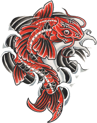 Fish Tattoos Free Png Image - Tattoo Designs Koi Fish - Free Transparent PNG Clipart Images Download. - Tattoo Transparent PNG Free Download