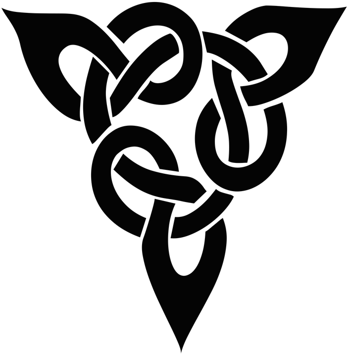 Rose Tattoo Png 9, Buy Clip Art - Celtic Knot Silhouette - Free Transparent PNG Clipart Images Download. - Tattoo Transparent PNG Free Download