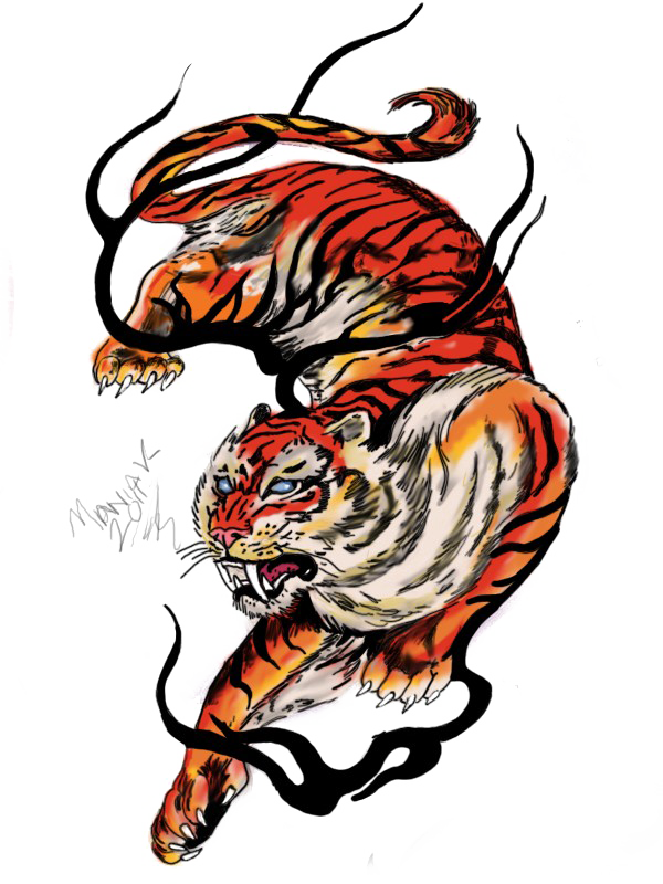 Tiger Tattoos Png Free Download - Tiger Tattoo Design Png - Free Transparent PNG Clipart Images Download. - Tattoo Transparent PNG Free Download