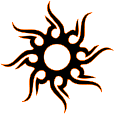 Tribal Sun Tattoo Download Png Images - David Star 8 Points - Free Transparent PNG Clipart Images Download. - Tattoo Transparent PNG Free Download