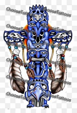 Tattoo Designs - Warrior Totem - Otter Totem Pole Tattoo - Free Transparent PNG Clipart Images Download. - Tattoo Transparent PNG Free Download