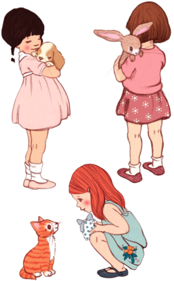 Furry Friends Temporary Tattoo Set - Belle And Boo - Free Transparent PNG Clipart Images Download. - Tattoo Transparent PNG Free Download