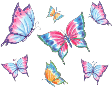 Affordable Entradas With Imagenes De Mariposas De Colores - Butterfly Tattoo Flash - Free Transparent PNG Clipart Images Download. - Tattoo Transparent PNG Free Download