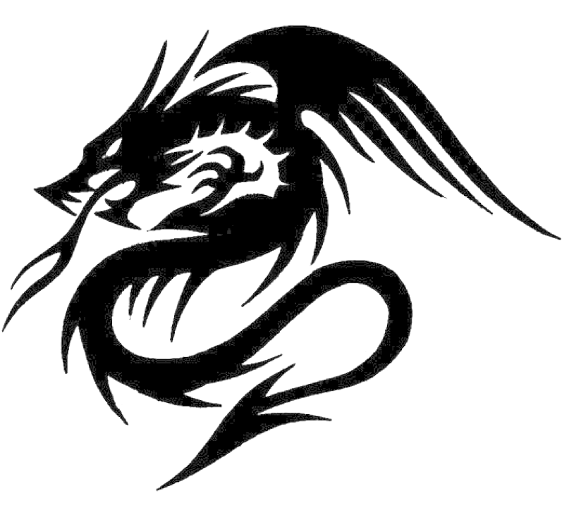 Tattoo Clipart Man Png - Dragon Tribal Tattoo Designs - Free Transparent PNG Clipart Images Download. - Tattoo Transparent PNG Free Download