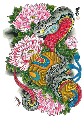 Japanese Designs Transparent Background - Japanese Traditional Tattoo Small Transparent PNG - 770x450 - Free Download on - Tattoo Transparent PNG Free Download