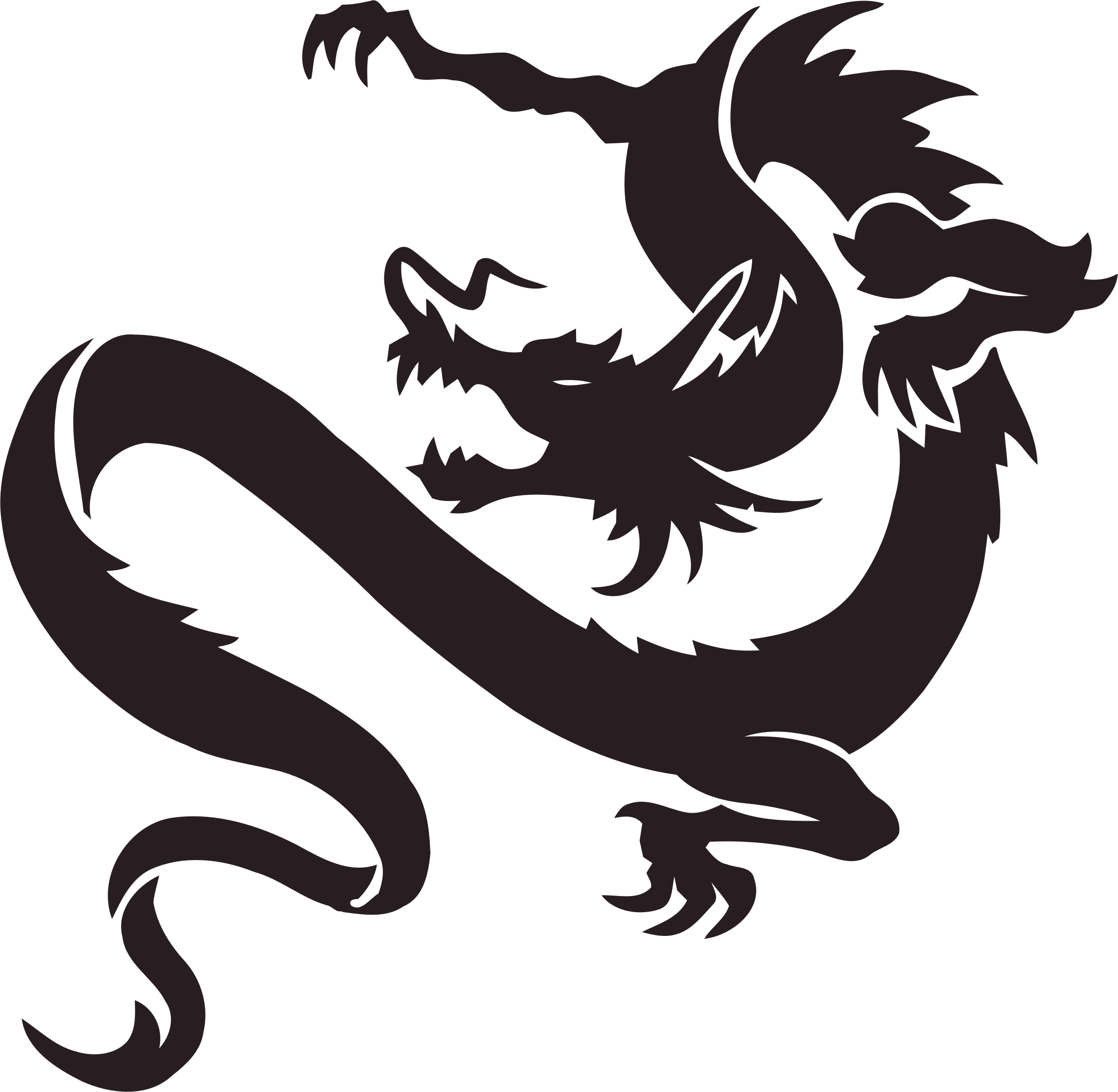 Fist Free Vector Download For Commercial Use - Small Japanese Dragon Tattoo - Free Transparent PNG Clipart Images Download. - Tattoo Transparent PNG Free Download