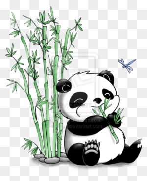 Pin By Will Fisher On Boom Bewm - Panda And Bamboo Drawing - Free Transparent PNG Clipart Images Download. - Tattoo Transparent PNG Free Download