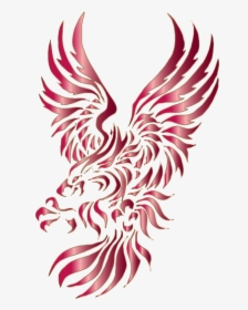 Neck,vertebrate,bird - Tribal Eagle Tattoo Designs, HD Png Download - Tattoo Transparent PNG Free Download