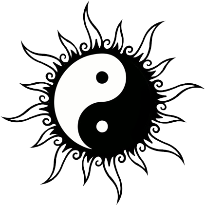 Yin-yang Tattoos Png Clipart - Sun Yin Yang Tattoo Designs - Free Transparent PNG Clipart Images Download. - Tattoo Transparent PNG Free Download