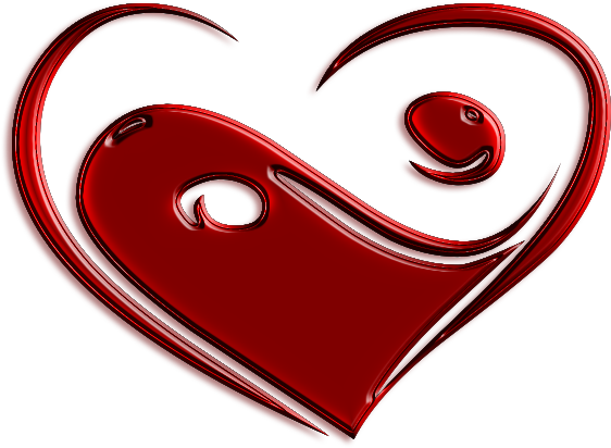 Http - //fc09 - Deviantart - Yang Red Heart By Rebelgirll666-d5jub6u - Yin Yang Heart Tattoo - Free Transparent PNG Clipart Images Download. - Tattoo Transparent PNG Free Download