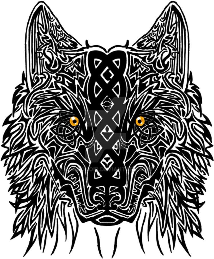 60 Awesome Wolf Tattoos More About The Meaning Of Wolves - Celtic Wolf Tattoo Designs - Free Transparent PNG Clipart Images Download. - Tattoo Transparent PNG Free Download