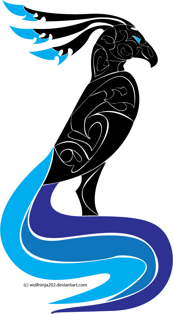 Phoenix Tribal Tattoo By Wuffy-cerulei - Tribal Tattoo Fenix Png - Free Transparent PNG Clipart Images Download. - Tattoo Transparent PNG Free Download
