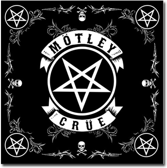 Motley Crue Pentagram Bandana $19 - Motley Crue Pentagram Tattoo Transparent PNG - 415x510 - Free Download on - Tattoo Transparent PNG Free Download