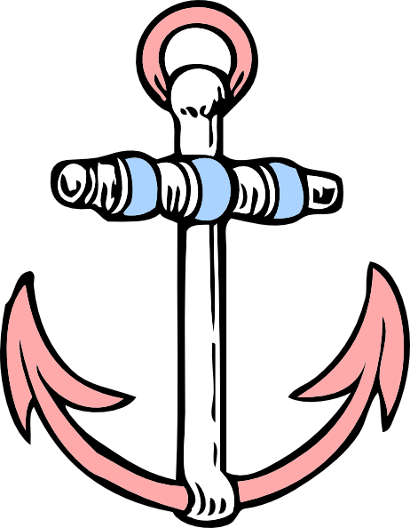 Anchor Clip Art At Clkercom Vector Online Royalty Free - Anchor With Lily Tattoo - Free Transparent PNG Clipart Images Download. - Tattoo Transparent PNG Free Download