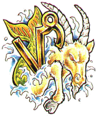 Best Colored Ink Capricorn Zodiac Tattoo Design - Tattoo - Free Transparent PNG Clipart Images Download. - Tattoo Transparent PNG Free Download