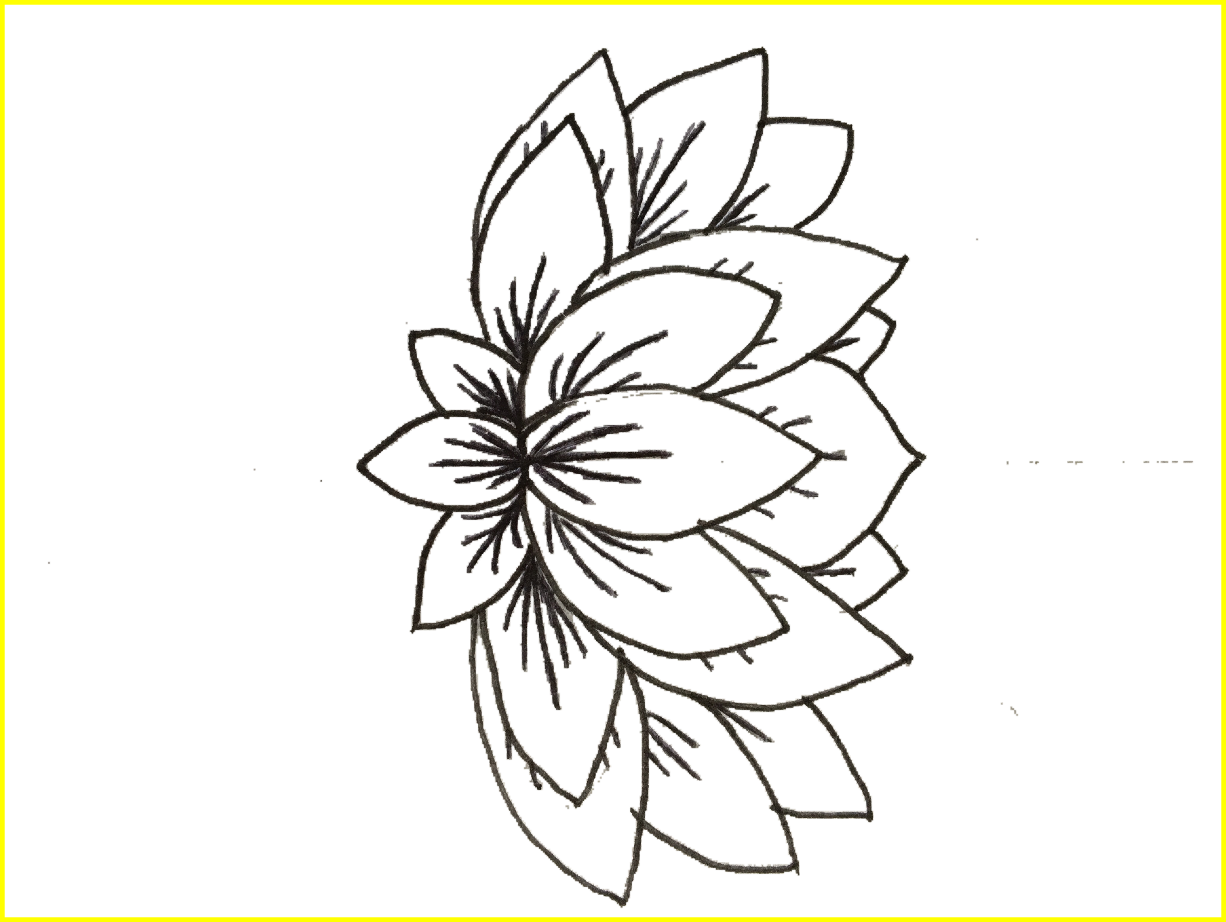Lotus Png Lotus Flower Clipart Png Awesome Lotus Designed - Line Art - Free Transparent PNG Clipart Images Download. - Tattoo Transparent PNG Free Download