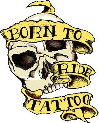 Born To Ride's Tattoo Club Home - Born To Ride Tattoo Transparent PNG - 339x400 - Free Download on - Tattoo Transparent PNG Free Download