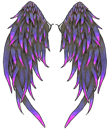 Angel Wings Tattoos High Quality Png Png Images - Colorful Angel Wings Png - Free Transparent PNG Clipart Images Download. - Tattoo Transparent PNG Free Download