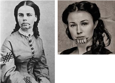 Women With Indian Tattooes - Blue Tattoo: The Life Of Olive Oatman [book] Transparent PNG - 400x300 - Free Download on - Tattoo Transparent PNG Free Download