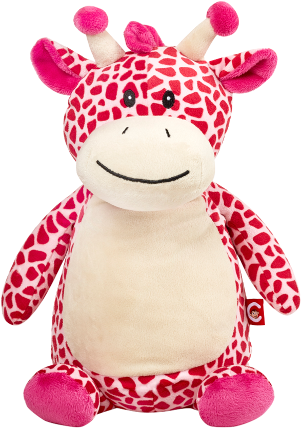 Pink Giraffe Digital Clip Art By Viveradesign On Etsy - Monogrammed Me Personalised Stuffed Pink Giraffe With - Free Transparent PNG Clipart Images Download. - Tattoo Transparent PNG Free Download