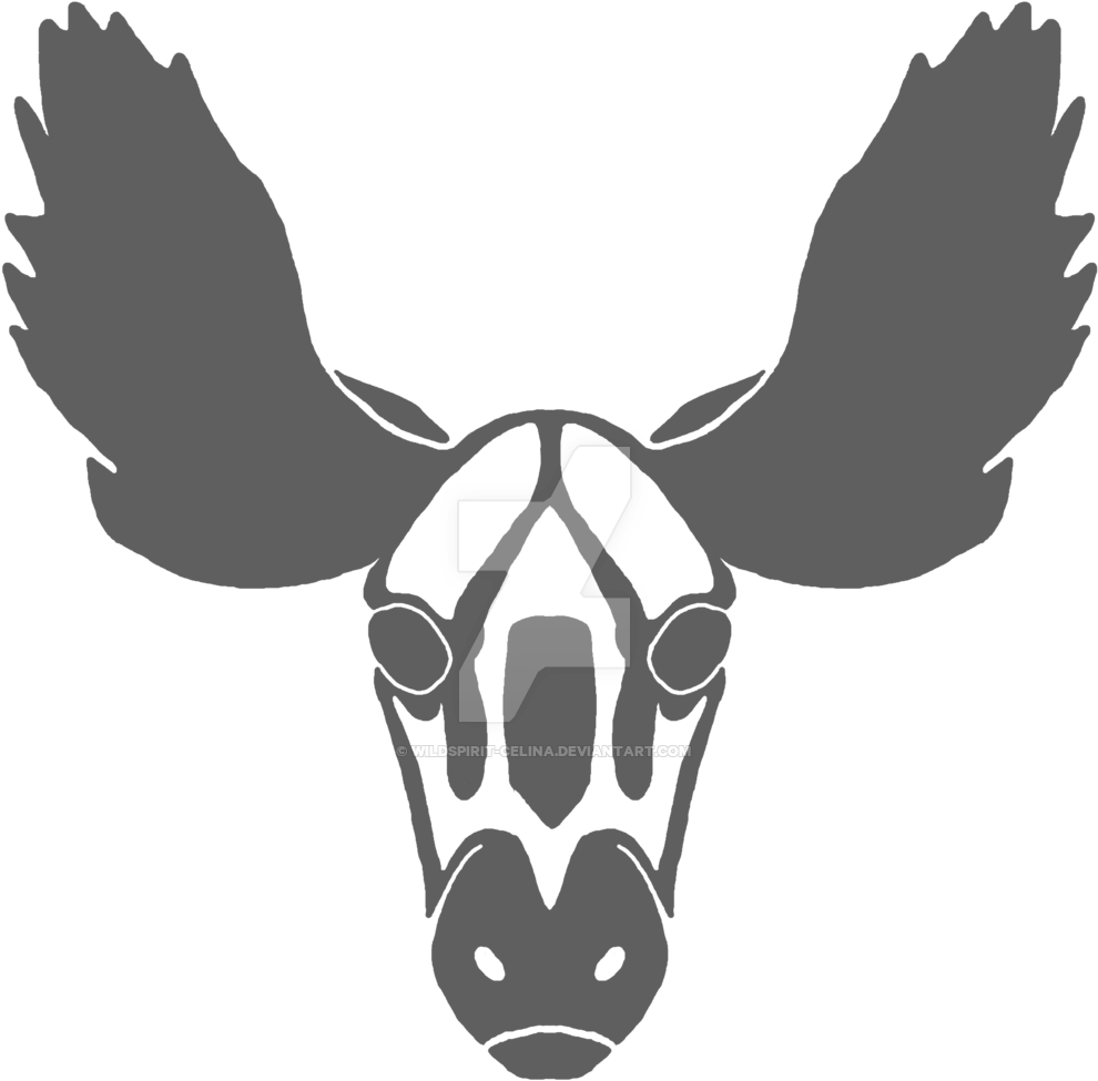 Moose Tattoo Design By Wildspirit-celina - Moose Tattoo Png - Free Transparent PNG Clipart Images Download. - Tattoo Transparent PNG Free Download