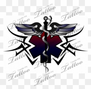 Ems Tattoo, I Would Definitely Consider This One - Medical Tribal Tattoo Designs - Free Transparent PNG Clipart Images Download. - Tattoo Transparent PNG Free Download