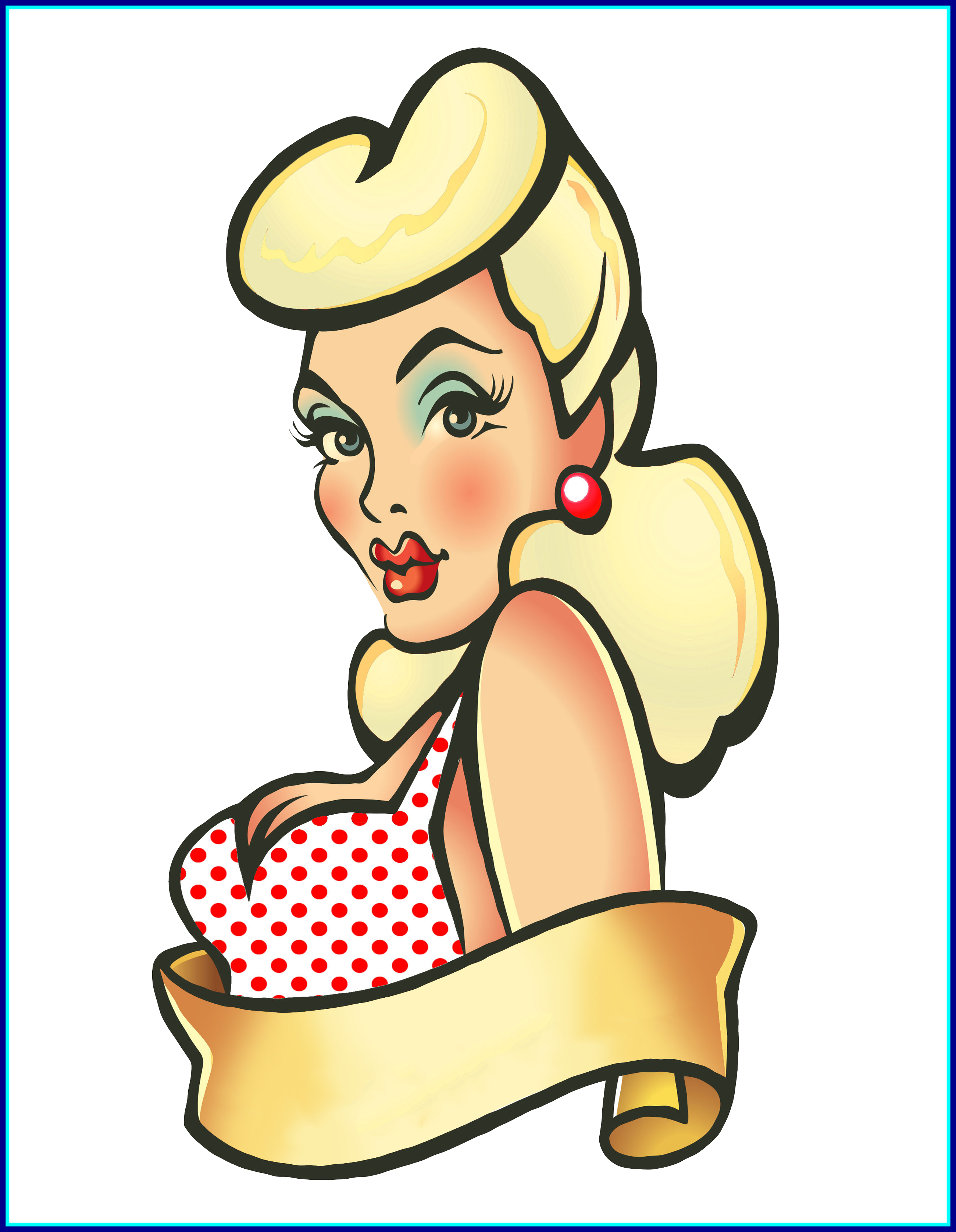 Clothes Clipart Clothes Clipart Transparent Background - Pin Up Tattoo - Free Transparent PNG Clipart Images Download. - Tattoo Transparent PNG Free Download