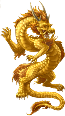 Flying Dragon Transparent Png - Chinese Golden Dragon Tattoo - Free Transparent PNG Clipart Images Download. - Tattoo Transparent PNG Free Download