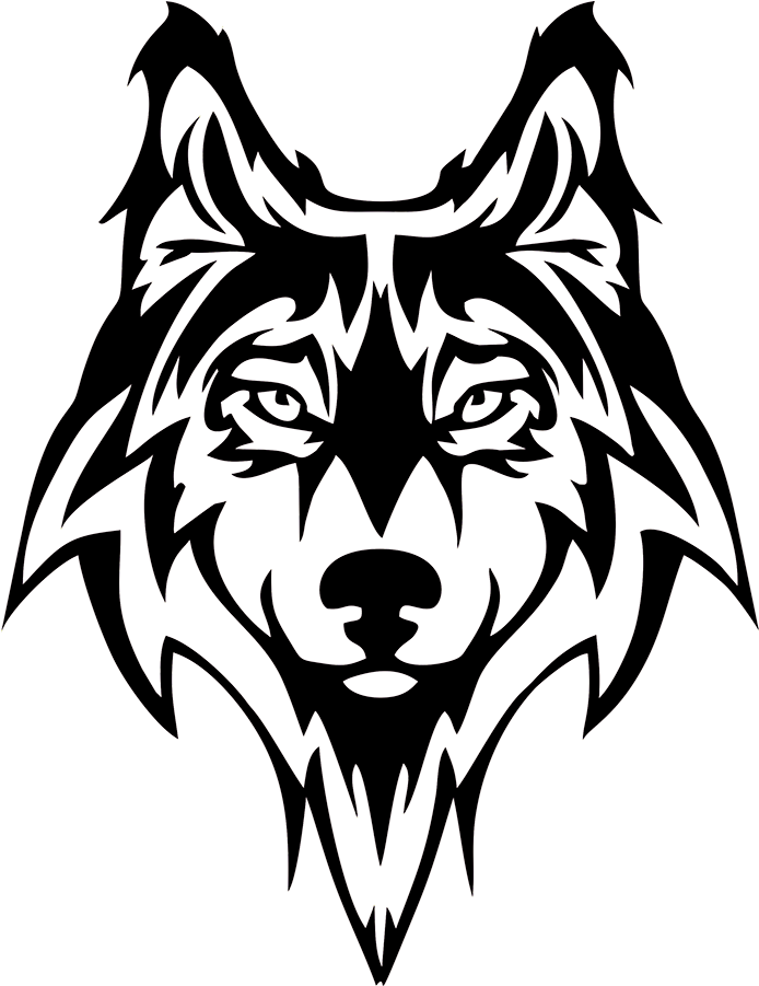 Wolf Dog Doggy Snout Jdm Auto Car Bumper Window Vinyl - Wolf Tattoo Vector - Free Transparent PNG Clipart Images Download. - Tattoo Transparent PNG Free Download