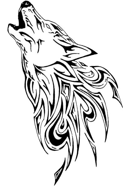 Wolf Tattoos Designs Transparent Photo Png Images - Wood Burning Templates Wolf Transparent PNG - 400x627 - Free Download on - Tattoo Transparent PNG Free Download