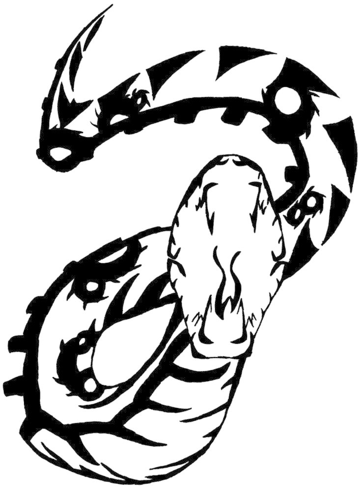 Snake Tattoo Transparent Images - Tribal Tattoo Snake Png Transparent PNG - 768x1039 - Free Download on - Tattoo Transparent PNG Free Download