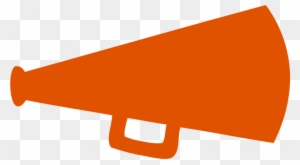 Custom Cheerleading Temporary Tattoos - Orange And Black Megaphone - Free Transparent PNG Clipart Images Download. - Tattoo Transparent PNG Free Download