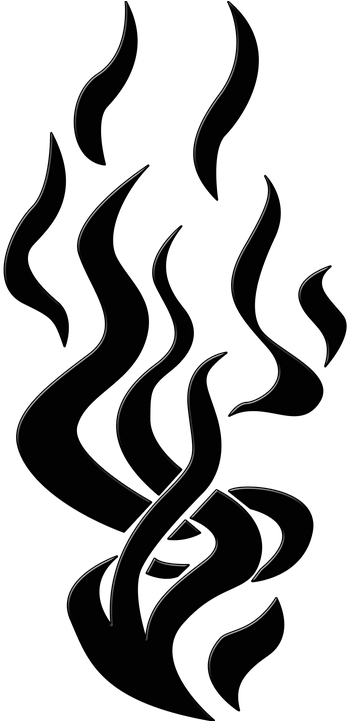 Rose Tattoo Png 17, Buy Clip Art - Silueta De Fuego Png - Free Transparent PNG Clipart Images Download. - Tattoo Transparent PNG Free Download