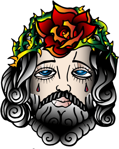 #jesus #tattoo #oldschool #oldschooltattoo #ink #pictures - Illustration - Free Transparent PNG Clipart Images Download. - Tattoo Transparent PNG Free Download