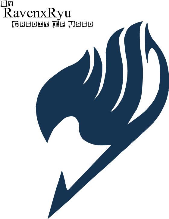 Blue Fairy Tail Symbol Tattoo Design By Ravenxryu - Gray Fairy Tail Tattoo - Free Transparent PNG Clipart Images Download. - Tattoo Transparent PNG Free Download