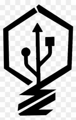 Thinker Bulb Usb Tattoo By Mastrgamr - Cellux Micro-usb 12/24v Car Charger Black (c100-0201-bk) - Free Transparent PNG Clipart Images Download. - Tattoo Transparent PNG Free Download