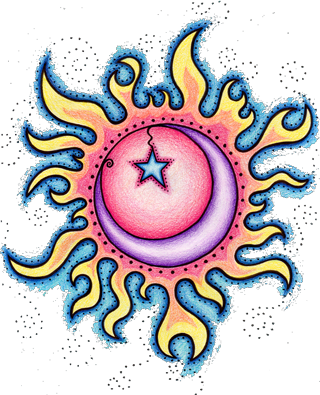 Sun & Moon Tattoos Designs- High Quality Photos And - Tattoo - Free Transparent PNG Clipart Images Download. - Tattoo Transparent PNG Free Download