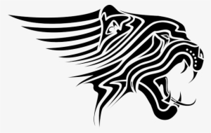 Tiger Tattoos Png Picture - Tiger Png Black And White Transparent PNG - 600x382 - Free Download on - Tattoo Transparent PNG Free Download