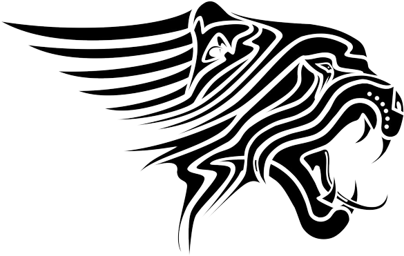 Tiger Tattoos Png Picture - Tiger Png Black And White Transparent PNG - 600x382 - Free Download on - Tattoo Transparent PNG Free Download