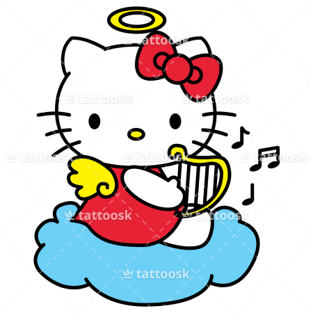 Hello Kitty Angel Tattoos For Girls Clipart - Hello Kitty Angel Png - Free Transparent PNG Clipart Images Download. - Tattoo Transparent PNG Free Download