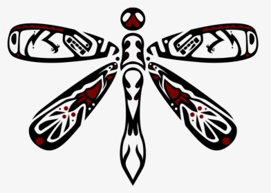 Dragonfly Tattoos High Quality Png - Dragonfly Tribal Design, Transparent - Tattoo Transparent PNG Free Download