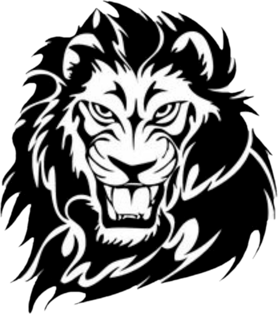 Central Valley Lions Youth Football And Cheer - Tattoo Drawings Of Animals - Free Transparent PNG Clipart Images Download. - Tattoo Transparent PNG Free Download