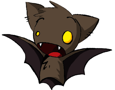 Like "bat Tattoo" Or "shy Crazy Girl Who Watches Cartoon - Bat Cute Cartoon - Free Transparent PNG Clipart Images Download. - Tattoo Transparent PNG Free Download