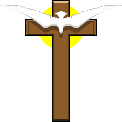 Awesome Ideas Cross And Dove Image Over Christart Com - Cross Clip Art - Free Transparent PNG Clipart Images Download. - Tattoo Transparent PNG Free Download