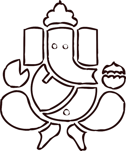 Elephant, Tattoo, Inca, Maya, Aztecs, Mystical - Drawing Of Ganesh Bhagwan - Free Transparent PNG Clipart Images Download. - Tattoo Transparent PNG Free Download