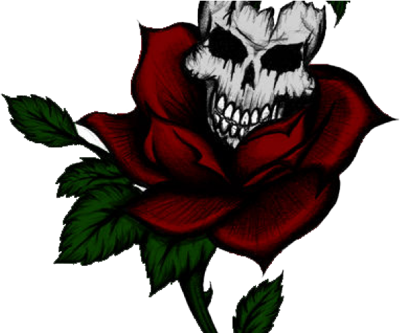 Rose Tattoo Clipart Leave - Transparent Tattoo Of A Rose - Free Transparent PNG Clipart Images Download. - Tattoo Transparent PNG Free Download