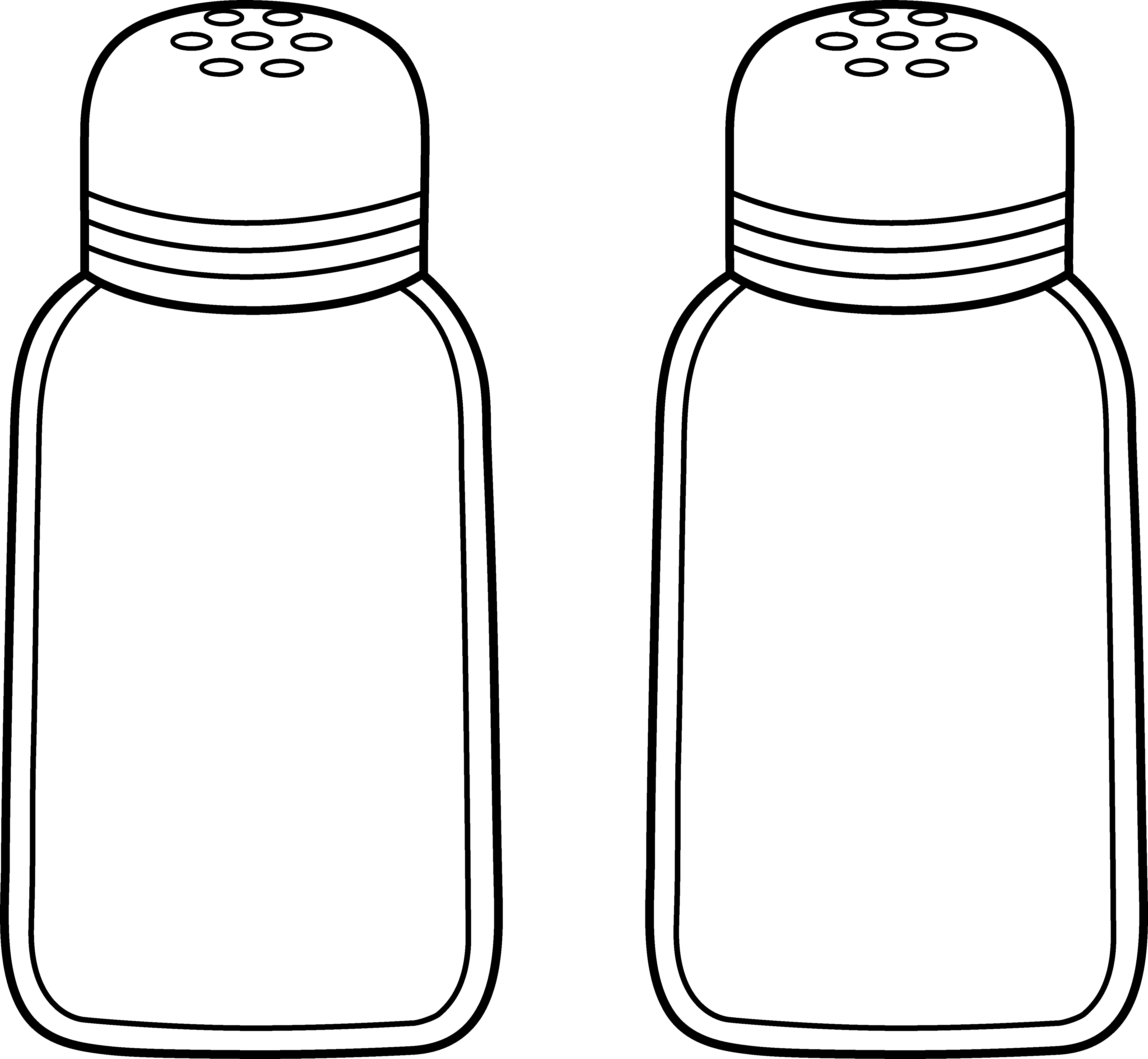 Download Salt Shaker Clip Art Clipart Tattoo Art Salt - Salt And Pepper Outline - Free Transparent PNG Clipart Images Download. - Tattoo Transparent PNG Free Download