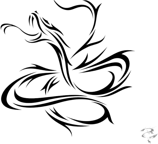 Tribal Tattoos Clipart Snake - Cool Snake Tribal Tattoo - Free Transparent PNG Clipart Images Download. - Tattoo Transparent PNG Free Download